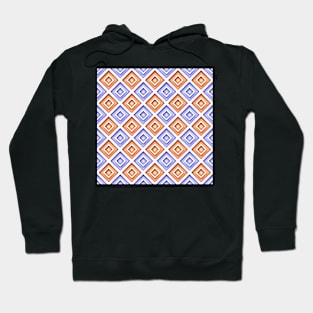 Rhombic Motifs Geometric Pattern Hoodie